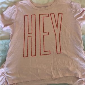 old navy pink tshirt